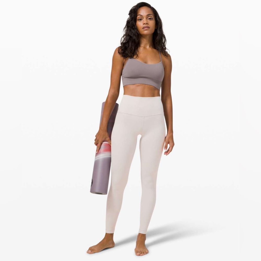 Lululemon Align Pant 28" Chrome light silver full length double lined - Picture 3 of 12